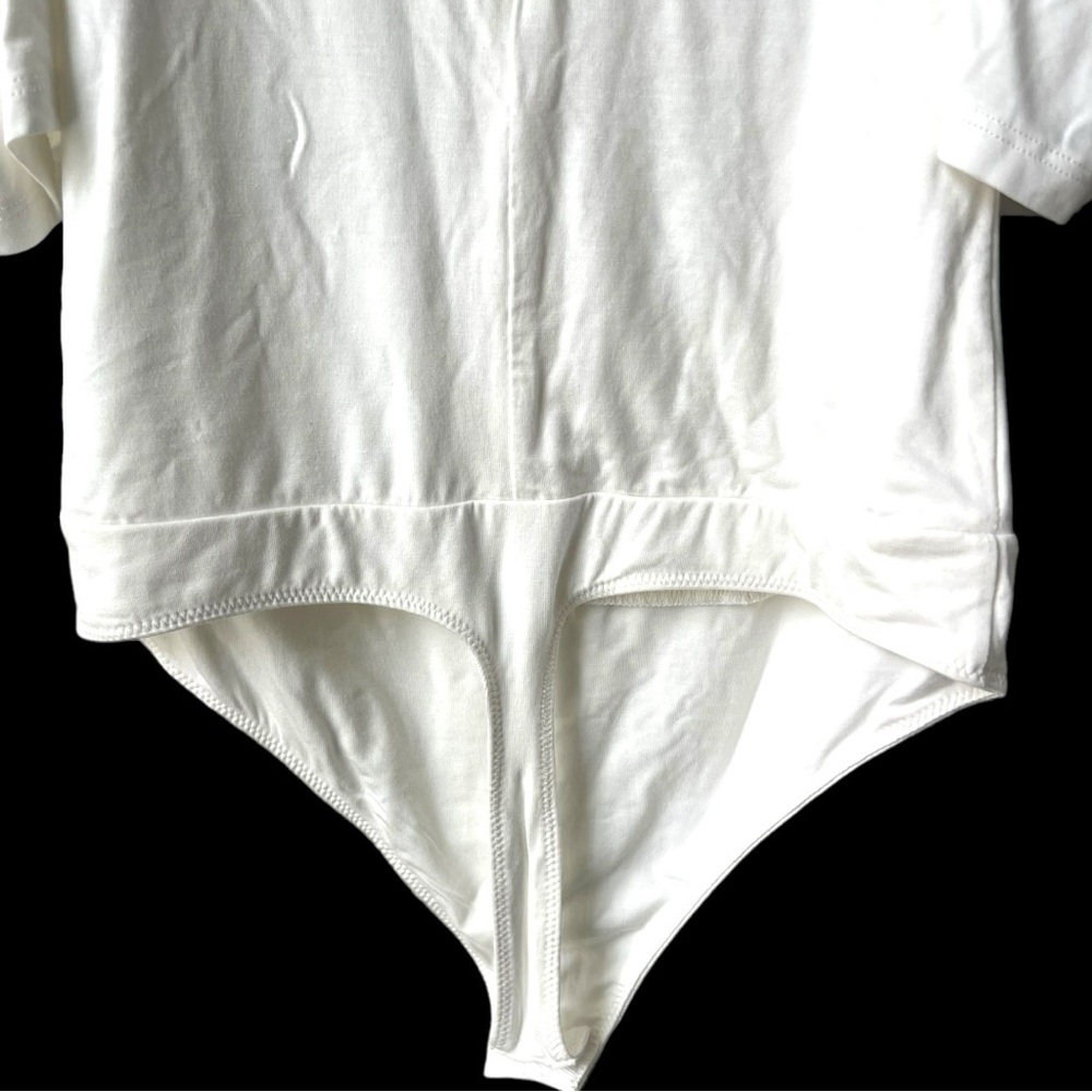 MAJORELLE Savan Bodysuit in Ivory Bustier Style Stretch NWT Size Small - Picture 10 of 11